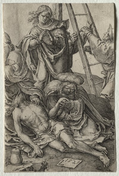 The Passion: Descent from the Cross, 1521. av Lucas van Leyden