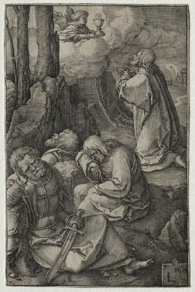 The Passion: The Agony in the Garden, 1521. av Lucas van Leyden