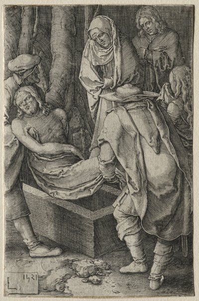 The Passion: The Burial of Christ av Lucas van Leyden