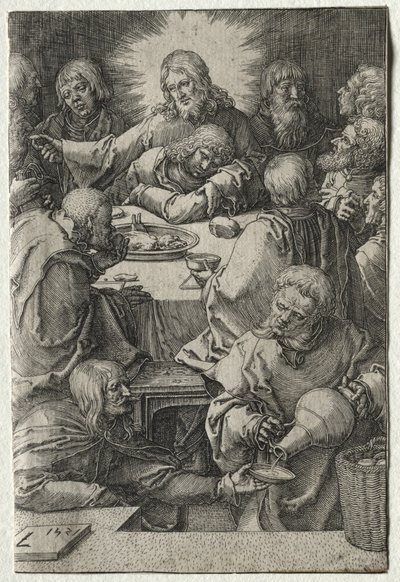 The Passion: The Last Supper av Lucas van Leyden