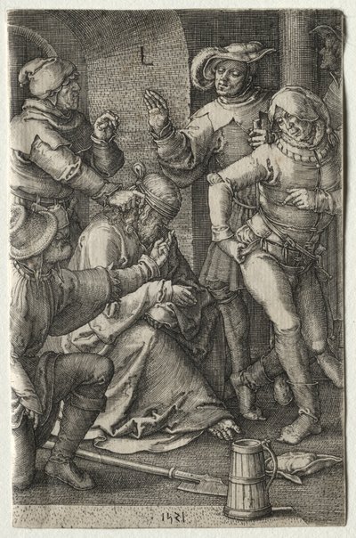 The Passion: The Mocking of Christ av Lucas van Leyden