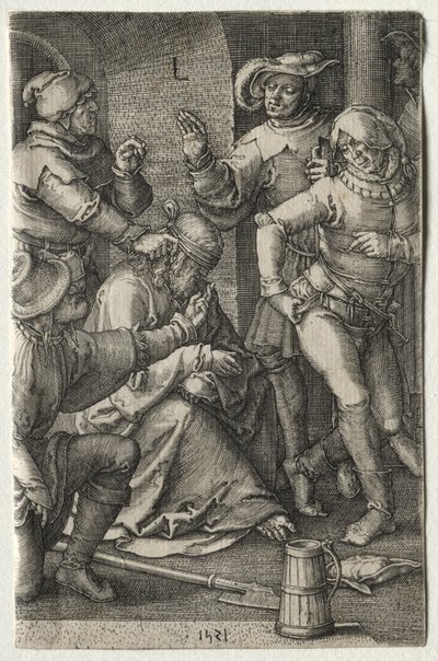 The Passion: The Mocking of Christ, 1521. av Lucas van Leyden