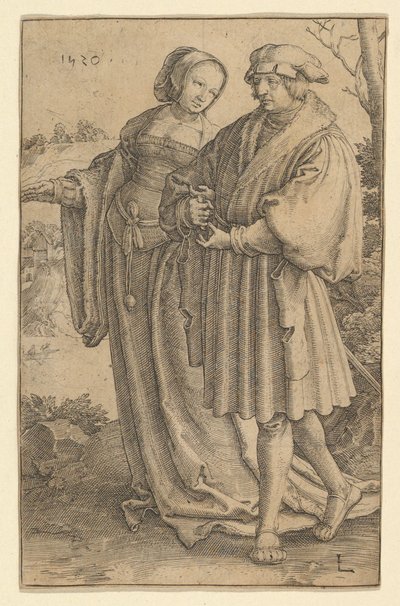 Promenaden, 1520. av Lucas van Leyden