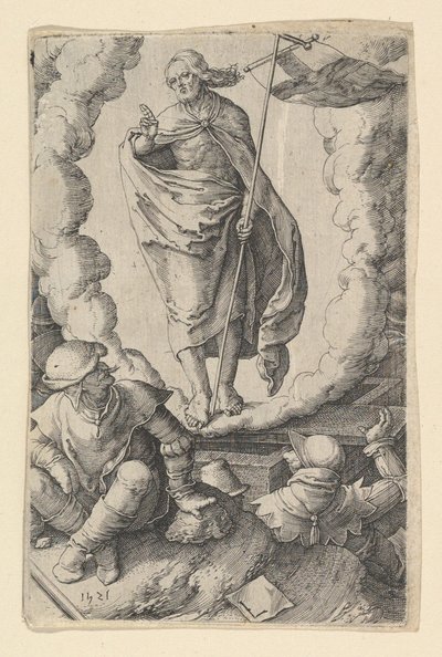 Oppstandelsen, 1521. av Lucas van Leyden