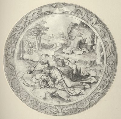 Den runde lidenskapen: Kristus i Getsemane (Agony in the Garden) av Lucas van Leyden