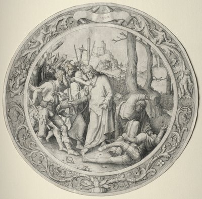 The Round Passion: The Betrayal of Christ, 1509. av Lucas van Leyden