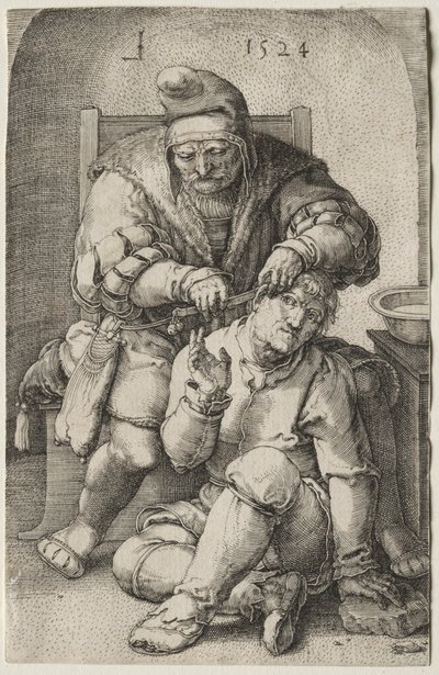 Kirurgen, 1524. av Lucas van Leyden