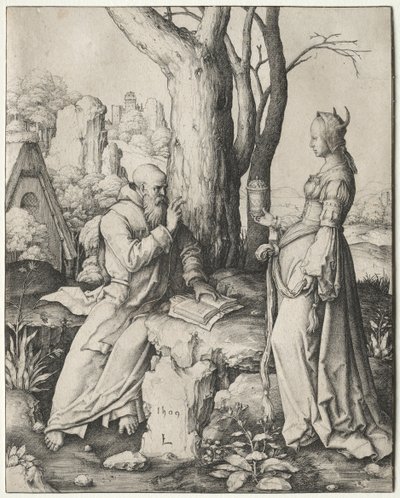 The Temptation of St. Anthony, 1509. av Lucas van Leyden