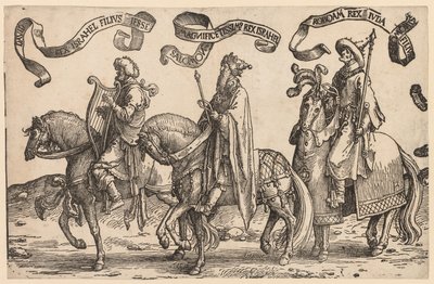 Israels tolv konger: David, Salomo, Rehabeam av Lucas van Leyden