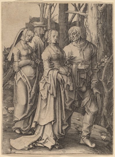 De to parene i skogen av Lucas van Leyden