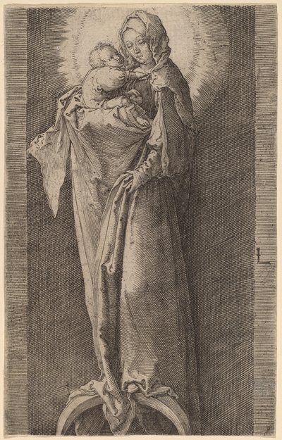 Jomfruen i nisjen av Lucas van Leyden