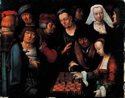 Sjakkspillerne av Lucas van Leyden