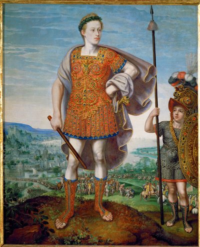 Keiser Matthias som Publius Cornelius Scipio (olje på tre) av Lucas van Valckenborch