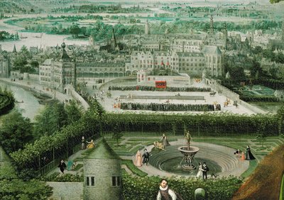 Vår. Bakgrunn av Lucas van Valckenborch