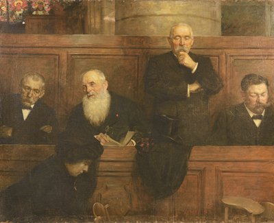Kirkevergene (olje på lerret) av Lucien Hector Jonas