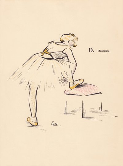 D. Danser av Lucien L. (active 1904) Henreaux