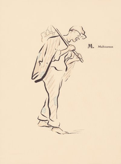 Mr. ulykkelig av Lucien L. (active 1904) Henreaux