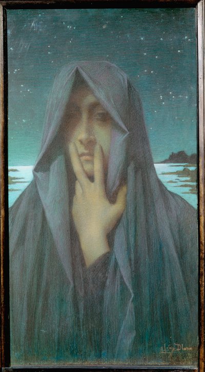 Stillhet av Lucien Levy-Dhurmer