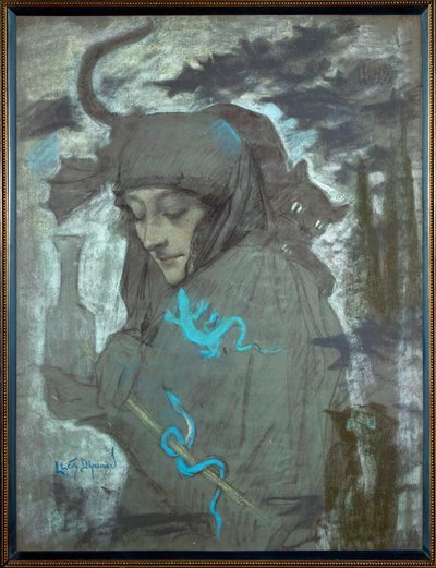 Trollkvinnen av Lucien Levy-Dhurmer