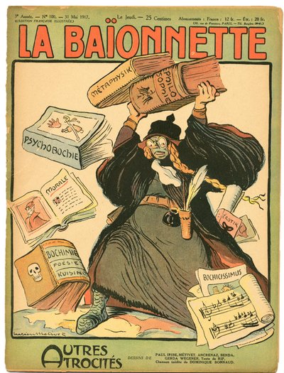 Cover av ""La Baionnette"", Satirical in Colors av Lucien Metivet