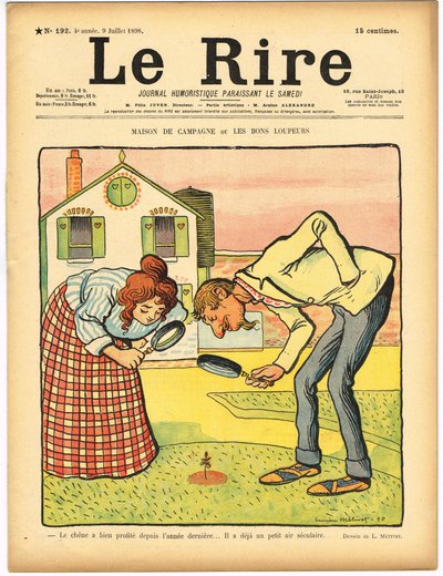 Cover av "Le Rire", Satirical in Colors av Lucien Metivet
