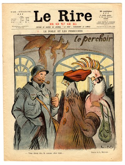 Cover av "Le Rire rouge", Satirical in Colors av Lucien Metivet