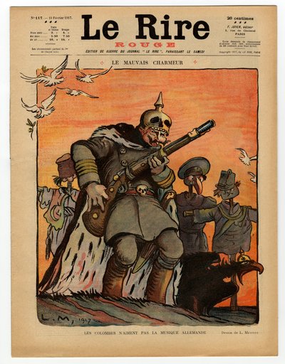 Cover av "Red Laughter", Satirical in Colors av Lucien Metivet
