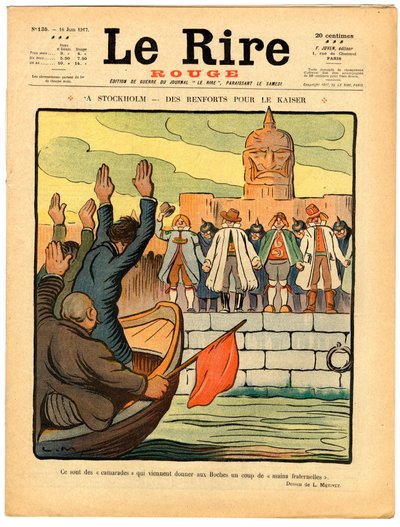 Cover av "Red Laughter", Satirical in Colors av Lucien Metivet