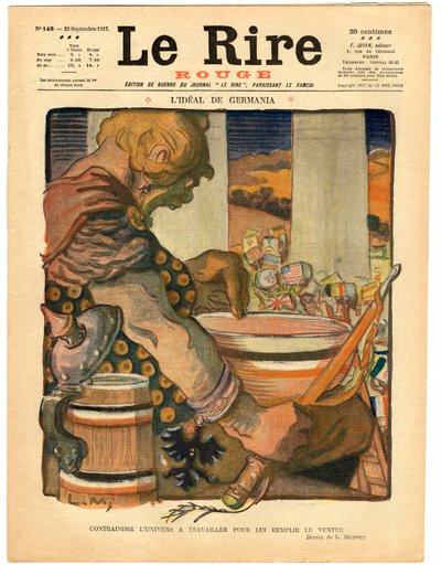Cover av "Le Rire rouge", Satirical in Colors av Lucien Metivet