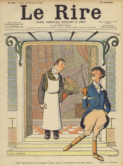 Illustrasjon for Le Rire av Lucien Metivet