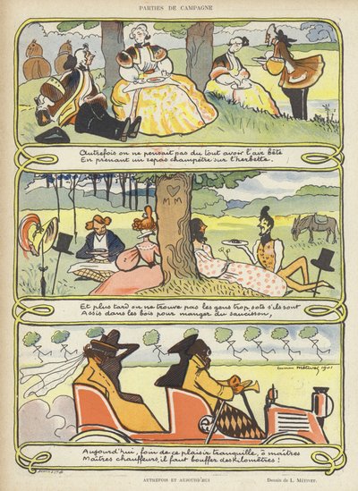 Illustrasjon for Le Rire av Lucien Metivet