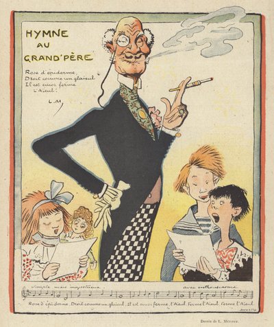 Illustrasjon for Le Rire av Lucien Metivet