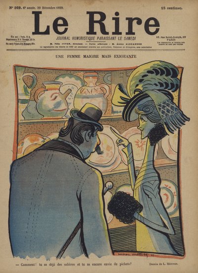 Illustrasjon for Le Rire av Lucien Metivet