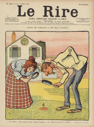 Illustrasjon for Le Rire av Lucien Metivet