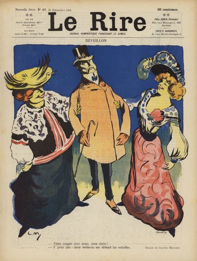 Illustrasjon for Le Rire av Lucien Metivet