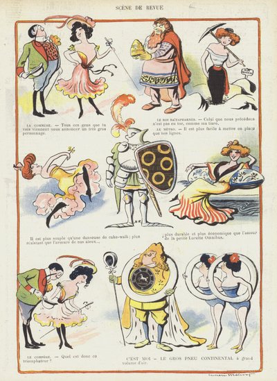 Illustrasjon for Le Rire av Lucien Metivet