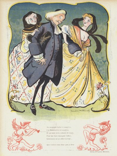 Illustrasjon for Le Rire av Lucien Metivet