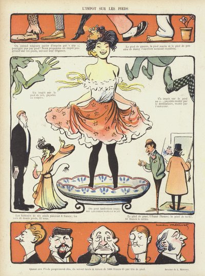 Illustrasjon for Le Rire av Lucien Metivet