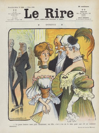 Illustrasjon for Le Rire av Lucien Metivet