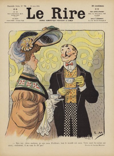 Illustrasjon for Le Rire av Lucien Metivet
