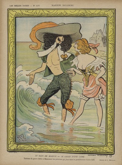 Marion Delorme, illustrasjon for Le Rire av Lucien Metivet
