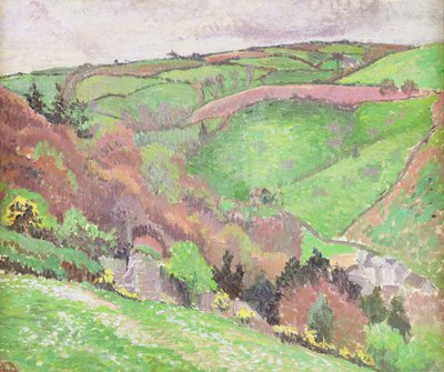 Blackpool, Devon av Lucien Pissarro