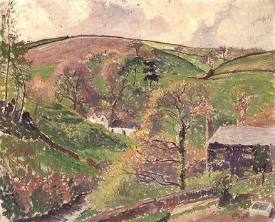 Blackpool Valley av Lucien Pissarro