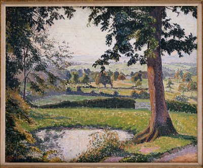 Gunville Pond, Sedgeville av Lucien Pissarro