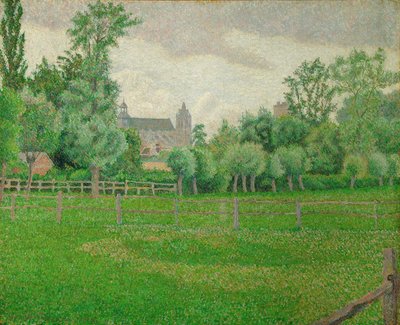 Gisors kirke av Lucien Pissarro