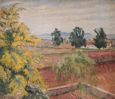 Mimosa Lavendau, 1923. av Lucien Pissarro
