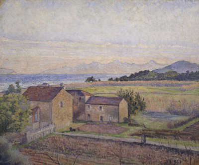Rade de Bormes av Lucien Pissarro