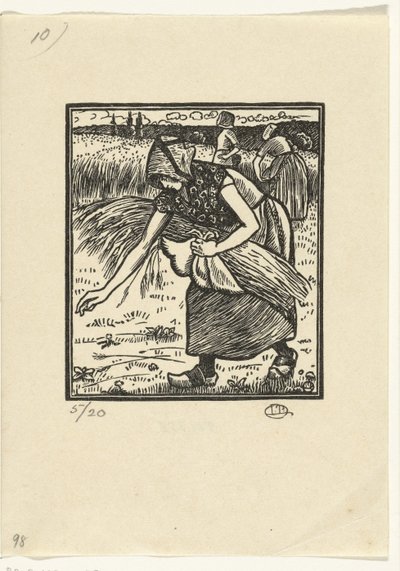 Ruth samler ører av Lucien Pissarro