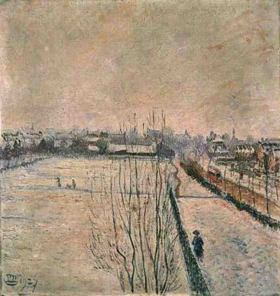 Stamford Brook, London av Lucien Pissarro