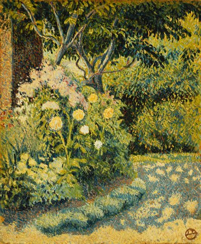 Hagestien; Følelsen av hagen av Lucien Pissarro